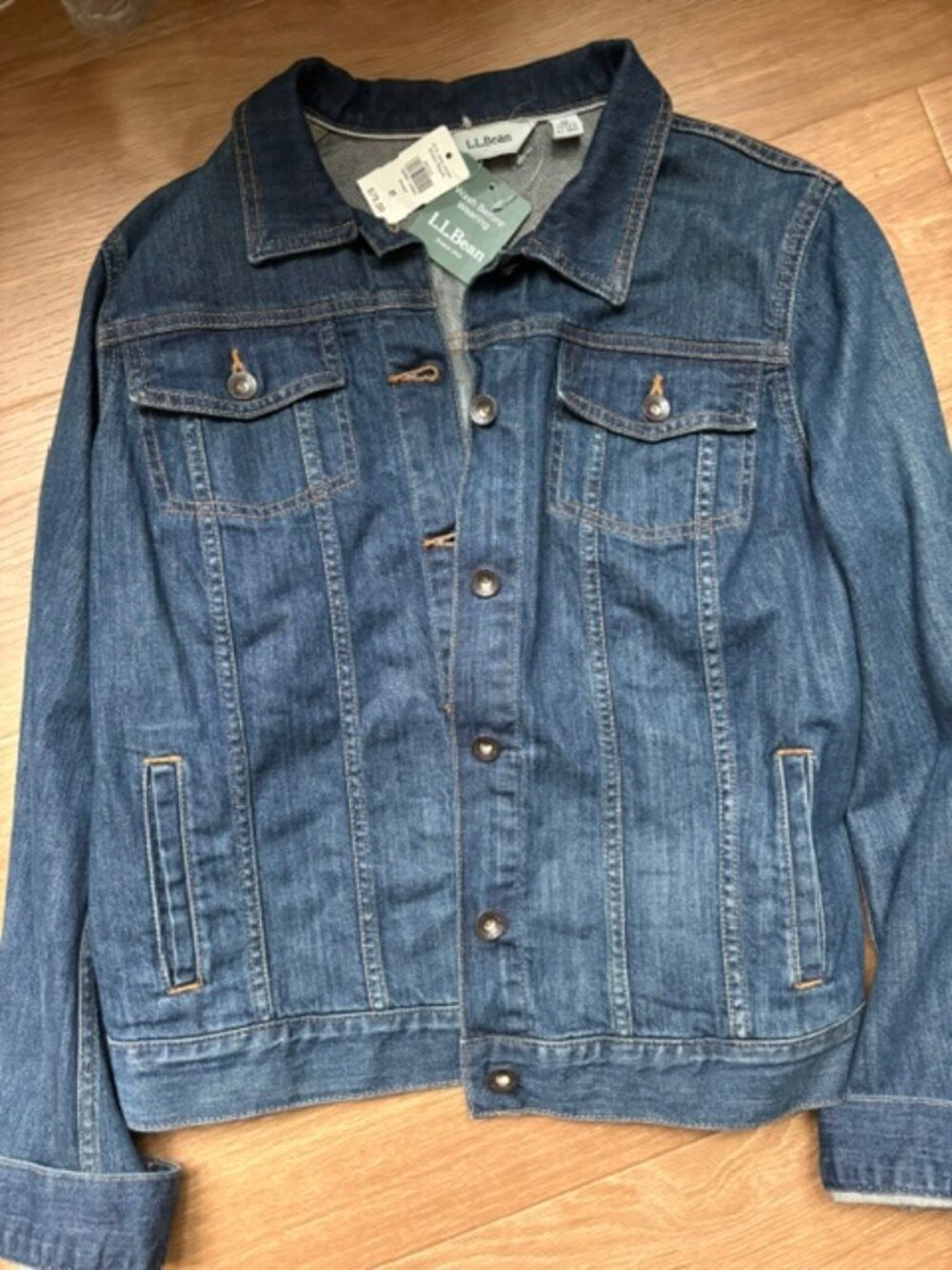 LL Bean Denim Jean Jacket - NWT - Womens SZ M